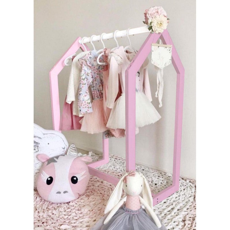 Закачалка за Дрехи Монтесори Къщичка