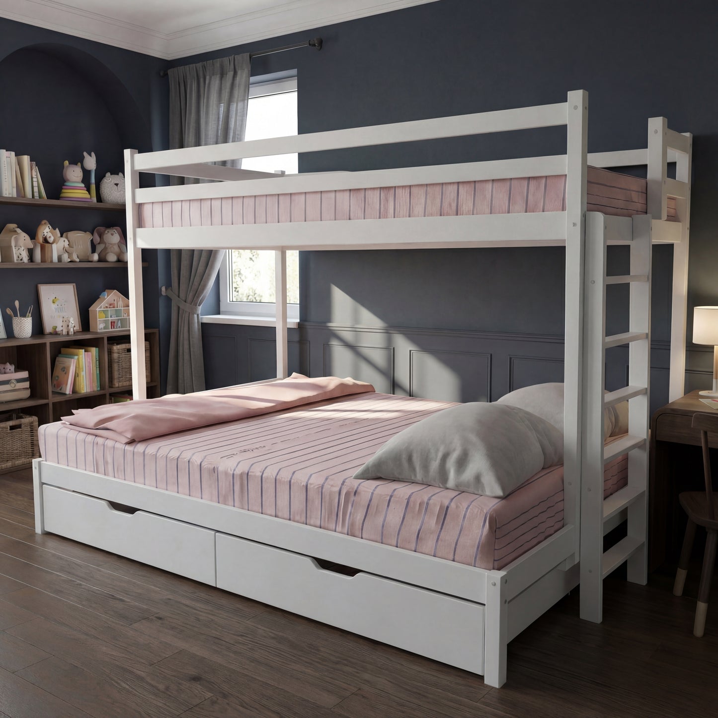 Двуетажна Триетажна Спалня Монтесори