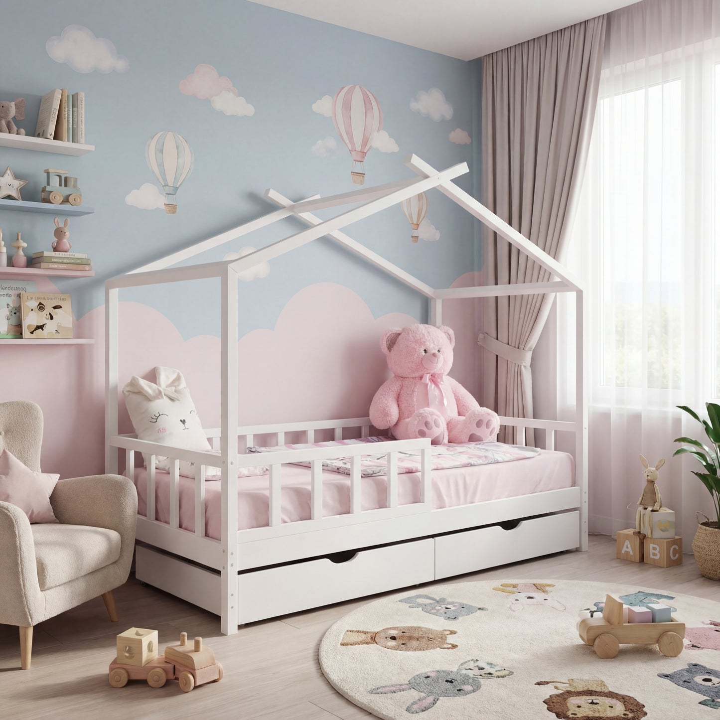 Детско легло Къщичка Монтесори NM01