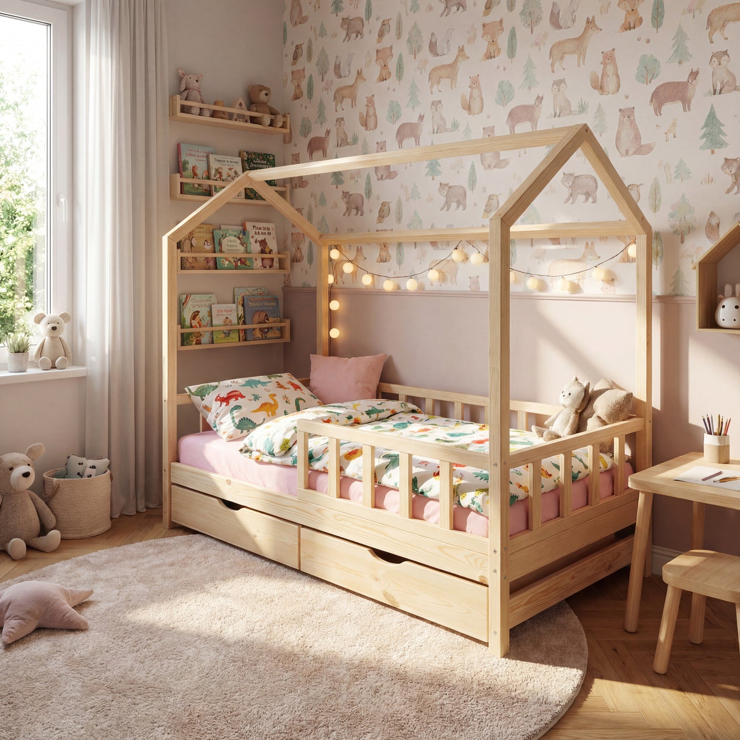 Детско легло къщичка LS01