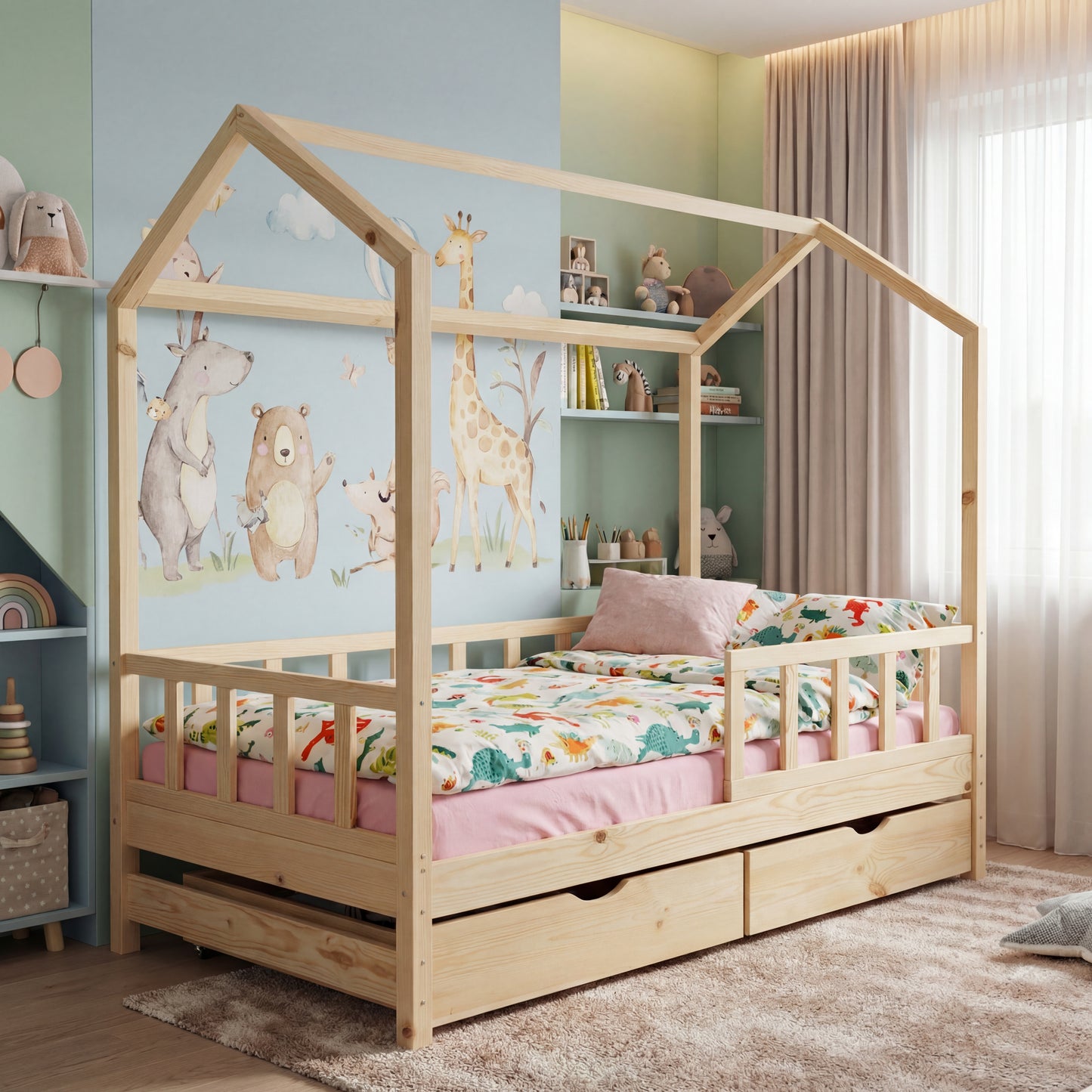 Детско легло къщичка LS01