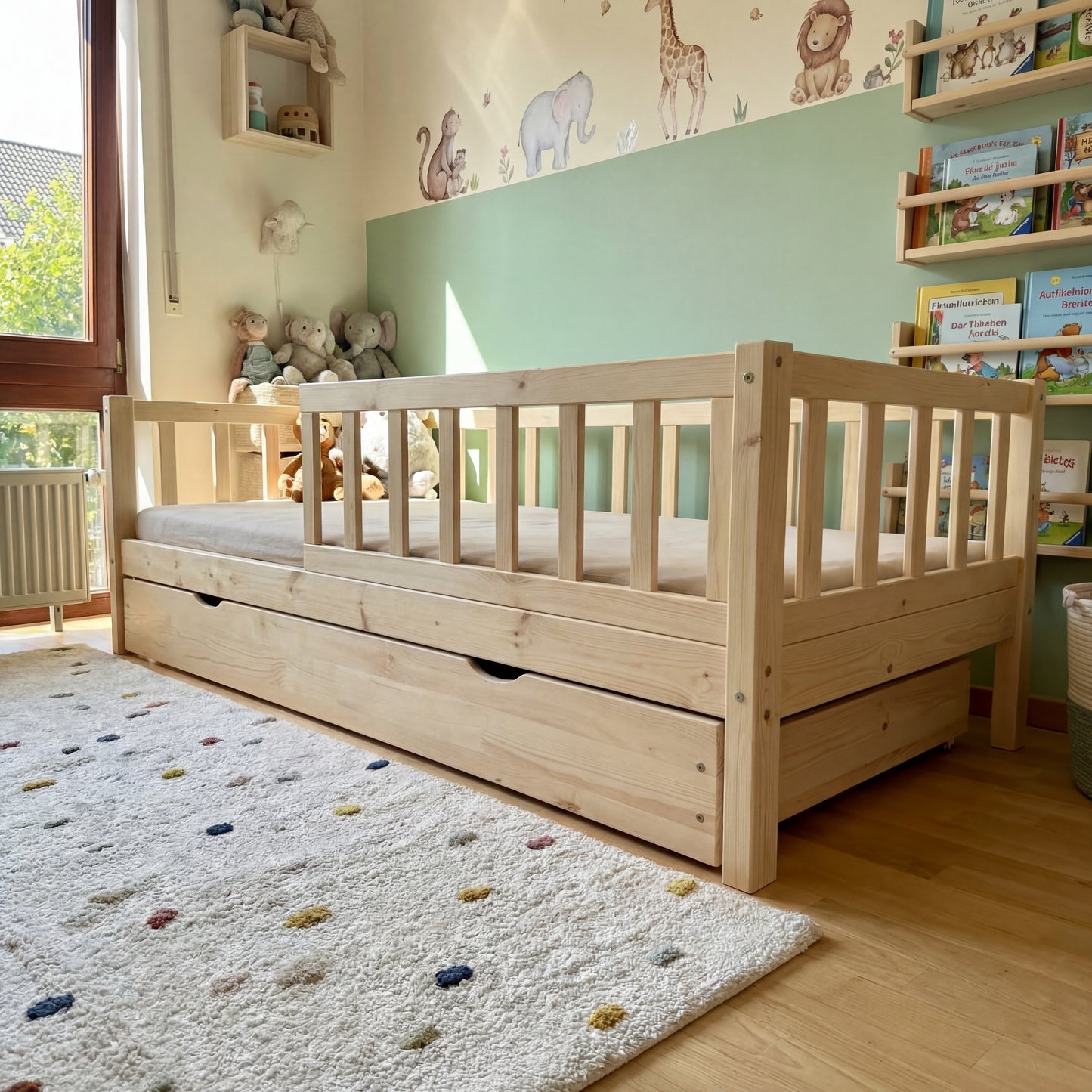 Легло Монтесори с решетки  MBR01