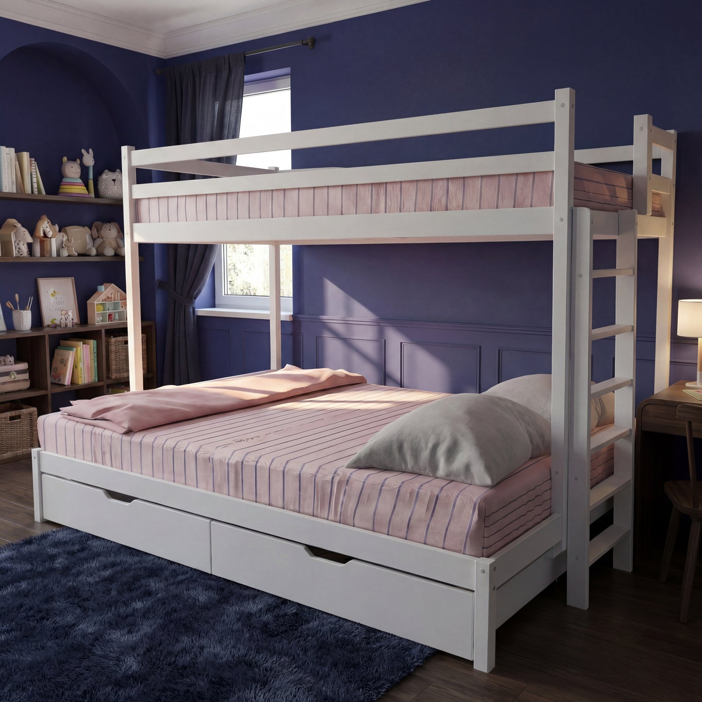 Двуетажна Триетажна Спалня Монтесори